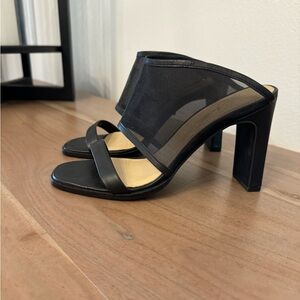 Black heels size 6.5 worn once